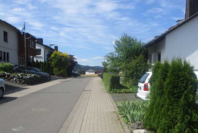 Blick Desmeckestr. von Fewo aus