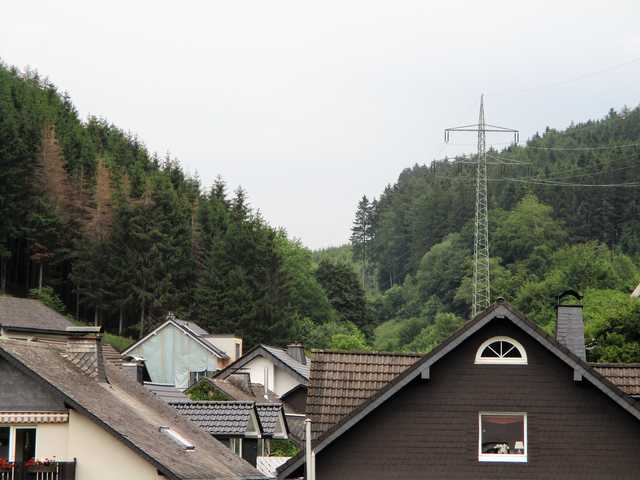 Blick vom Balkon