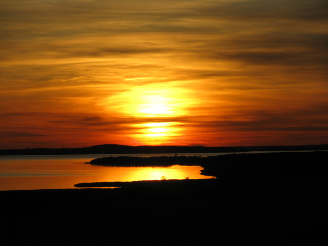 Sonnenuntergang auf Rügen